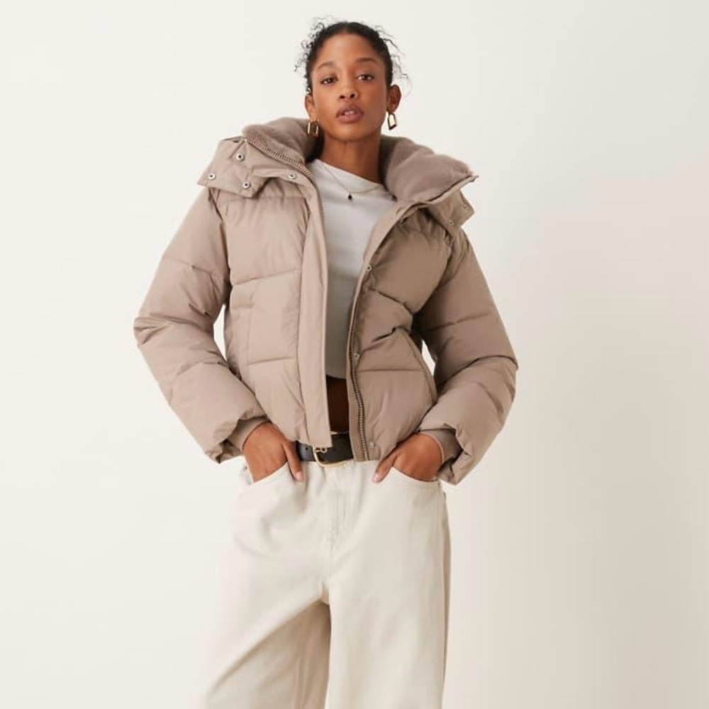 A&F Ultra Collection Removable Hood Puffer Jacket